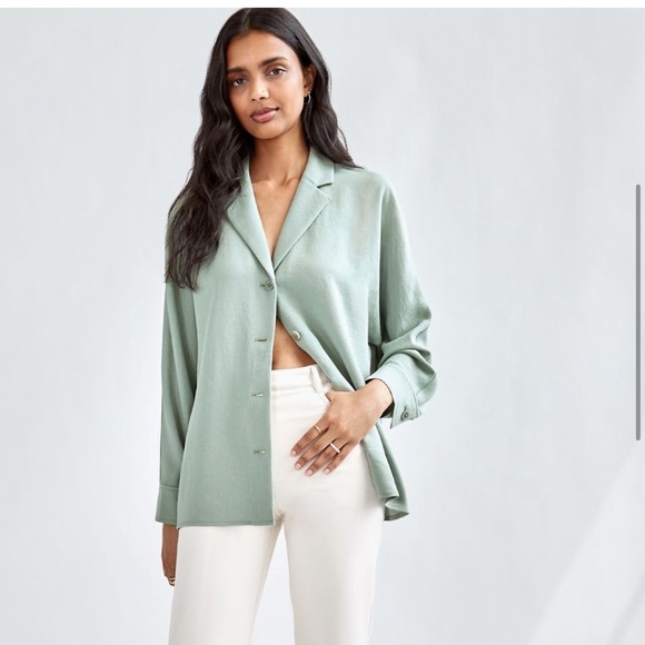 NWT Wilfred new flowy button-up - Picture 5 of 5